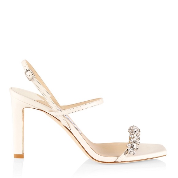Jimmy Choo Meira Crystal-Embellished Sandal - Picture 3 of 7